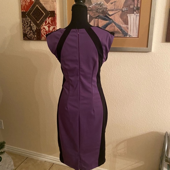 Purple and Black Body Con - Picture 2 of 2